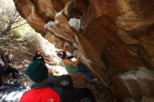 Bouldering in Hueco Tanks on 11/24/2018 with Blue Lizard Climbing and Yoga

Filename: SRM_20181124_1152211.jpg
Aperture: f/4.0
Shutter Speed: 1/320
Body: Canon EOS-1D Mark II
Lens: Canon EF 16-35mm f/2.8 L