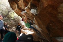 Bouldering in Hueco Tanks on 11/24/2018 with Blue Lizard Climbing and Yoga

Filename: SRM_20181124_1152300.jpg
Aperture: f/4.0
Shutter Speed: 1/400
Body: Canon EOS-1D Mark II
Lens: Canon EF 16-35mm f/2.8 L