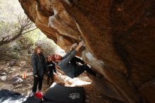 Bouldering in Hueco Tanks on 11/24/2018 with Blue Lizard Climbing and Yoga

Filename: SRM_20181124_1155150.jpg
Aperture: f/5.0
Shutter Speed: 1/250
Body: Canon EOS-1D Mark II
Lens: Canon EF 16-35mm f/2.8 L