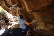 Bouldering in Hueco Tanks on 11/24/2018 with Blue Lizard Climbing and Yoga

Filename: SRM_20181124_1158490.jpg
Aperture: f/4.5
Shutter Speed: 1/250
Body: Canon EOS-1D Mark II
Lens: Canon EF 16-35mm f/2.8 L