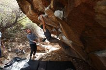 Bouldering in Hueco Tanks on 11/24/2018 with Blue Lizard Climbing and Yoga

Filename: SRM_20181124_1202140.jpg
Aperture: f/4.5
Shutter Speed: 1/250
Body: Canon EOS-1D Mark II
Lens: Canon EF 16-35mm f/2.8 L