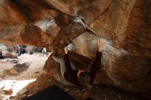 Bouldering in Hueco Tanks on 11/24/2018 with Blue Lizard Climbing and Yoga

Filename: SRM_20181124_1210320.jpg
Aperture: f/4.5
Shutter Speed: 1/250
Body: Canon EOS-1D Mark II
Lens: Canon EF 16-35mm f/2.8 L