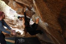 Bouldering in Hueco Tanks on 11/24/2018 with Blue Lizard Climbing and Yoga

Filename: SRM_20181124_1228350.jpg
Aperture: f/4.5
Shutter Speed: 1/250
Body: Canon EOS-1D Mark II
Lens: Canon EF 16-35mm f/2.8 L