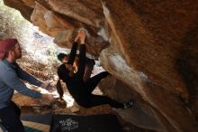 Bouldering in Hueco Tanks on 11/24/2018 with Blue Lizard Climbing and Yoga

Filename: SRM_20181124_1228390.jpg
Aperture: f/5.0
Shutter Speed: 1/250
Body: Canon EOS-1D Mark II
Lens: Canon EF 16-35mm f/2.8 L