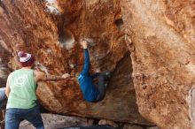 Bouldering in Hueco Tanks on 11/24/2018 with Blue Lizard Climbing and Yoga

Filename: SRM_20181124_1229410.jpg
Aperture: f/6.3
Shutter Speed: 1/250
Body: Canon EOS-1D Mark II
Lens: Canon EF 16-35mm f/2.8 L