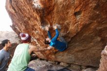 Bouldering in Hueco Tanks on 11/24/2018 with Blue Lizard Climbing and Yoga

Filename: SRM_20181124_1229440.jpg
Aperture: f/5.6
Shutter Speed: 1/250
Body: Canon EOS-1D Mark II
Lens: Canon EF 16-35mm f/2.8 L