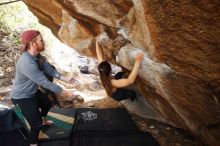 Bouldering in Hueco Tanks on 11/24/2018 with Blue Lizard Climbing and Yoga

Filename: SRM_20181124_1233320.jpg
Aperture: f/3.5
Shutter Speed: 1/250
Body: Canon EOS-1D Mark II
Lens: Canon EF 16-35mm f/2.8 L