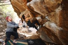 Bouldering in Hueco Tanks on 11/24/2018 with Blue Lizard Climbing and Yoga

Filename: SRM_20181124_1233470.jpg
Aperture: f/3.5
Shutter Speed: 1/250
Body: Canon EOS-1D Mark II
Lens: Canon EF 16-35mm f/2.8 L