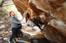 Bouldering in Hueco Tanks on 11/24/2018 with Blue Lizard Climbing and Yoga

Filename: SRM_20181124_1234230.jpg
Aperture: f/4.0
Shutter Speed: 1/250
Body: Canon EOS-1D Mark II
Lens: Canon EF 16-35mm f/2.8 L