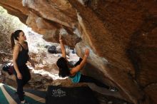 Bouldering in Hueco Tanks on 11/24/2018 with Blue Lizard Climbing and Yoga

Filename: SRM_20181124_1239400.jpg
Aperture: f/6.3
Shutter Speed: 1/200
Body: Canon EOS-1D Mark II
Lens: Canon EF 16-35mm f/2.8 L