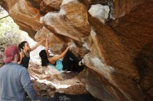 Bouldering in Hueco Tanks on 11/24/2018 with Blue Lizard Climbing and Yoga

Filename: SRM_20181124_1239500.jpg
Aperture: f/5.6
Shutter Speed: 1/200
Body: Canon EOS-1D Mark II
Lens: Canon EF 16-35mm f/2.8 L