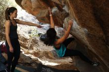 Bouldering in Hueco Tanks on 11/24/2018 with Blue Lizard Climbing and Yoga

Filename: SRM_20181124_1242540.jpg
Aperture: f/5.0
Shutter Speed: 1/320
Body: Canon EOS-1D Mark II
Lens: Canon EF 50mm f/1.8 II