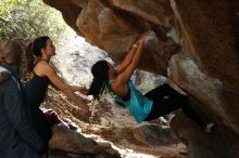 Bouldering in Hueco Tanks on 11/24/2018 with Blue Lizard Climbing and Yoga

Filename: SRM_20181124_1242580.jpg
Aperture: f/5.6
Shutter Speed: 1/320
Body: Canon EOS-1D Mark II
Lens: Canon EF 50mm f/1.8 II