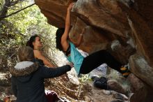 Bouldering in Hueco Tanks on 11/24/2018 with Blue Lizard Climbing and Yoga

Filename: SRM_20181124_1243120.jpg
Aperture: f/5.6
Shutter Speed: 1/320
Body: Canon EOS-1D Mark II
Lens: Canon EF 50mm f/1.8 II