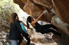Bouldering in Hueco Tanks on 11/24/2018 with Blue Lizard Climbing and Yoga

Filename: SRM_20181124_1247230.jpg
Aperture: f/5.0
Shutter Speed: 1/250
Body: Canon EOS-1D Mark II
Lens: Canon EF 50mm f/1.8 II