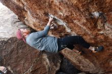 Bouldering in Hueco Tanks on 11/24/2018 with Blue Lizard Climbing and Yoga

Filename: SRM_20181124_1255000.jpg
Aperture: f/5.0
Shutter Speed: 1/250
Body: Canon EOS-1D Mark II
Lens: Canon EF 50mm f/1.8 II