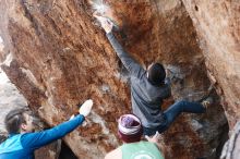 Bouldering in Hueco Tanks on 11/24/2018 with Blue Lizard Climbing and Yoga

Filename: SRM_20181124_1255592.jpg
Aperture: f/5.0
Shutter Speed: 1/250
Body: Canon EOS-1D Mark II
Lens: Canon EF 50mm f/1.8 II