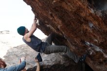 Bouldering in Hueco Tanks on 11/24/2018 with Blue Lizard Climbing and Yoga

Filename: SRM_20181124_1258450.jpg
Aperture: f/8.0
Shutter Speed: 1/250
Body: Canon EOS-1D Mark II
Lens: Canon EF 50mm f/1.8 II