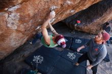 Bouldering in Hueco Tanks on 11/24/2018 with Blue Lizard Climbing and Yoga

Filename: SRM_20181124_1304490.jpg
Aperture: f/4.5
Shutter Speed: 1/250
Body: Canon EOS-1D Mark II
Lens: Canon EF 16-35mm f/2.8 L