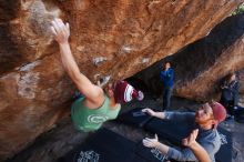 Bouldering in Hueco Tanks on 11/24/2018 with Blue Lizard Climbing and Yoga

Filename: SRM_20181124_1313201.jpg
Aperture: f/6.3
Shutter Speed: 1/250
Body: Canon EOS-1D Mark II
Lens: Canon EF 16-35mm f/2.8 L