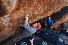 Bouldering in Hueco Tanks on 11/24/2018 with Blue Lizard Climbing and Yoga

Filename: SRM_20181124_1314120.jpg
Aperture: f/5.6
Shutter Speed: 1/250
Body: Canon EOS-1D Mark II
Lens: Canon EF 16-35mm f/2.8 L