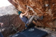 Bouldering in Hueco Tanks on 11/24/2018 with Blue Lizard Climbing and Yoga

Filename: SRM_20181124_1319311.jpg
Aperture: f/5.6
Shutter Speed: 1/250
Body: Canon EOS-1D Mark II
Lens: Canon EF 16-35mm f/2.8 L