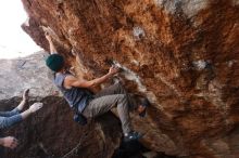 Bouldering in Hueco Tanks on 11/24/2018 with Blue Lizard Climbing and Yoga

Filename: SRM_20181124_1319441.jpg
Aperture: f/7.1
Shutter Speed: 1/250
Body: Canon EOS-1D Mark II
Lens: Canon EF 16-35mm f/2.8 L