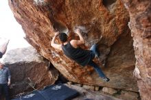 Bouldering in Hueco Tanks on 11/24/2018 with Blue Lizard Climbing and Yoga

Filename: SRM_20181124_1320450.jpg
Aperture: f/5.6
Shutter Speed: 1/250
Body: Canon EOS-1D Mark II
Lens: Canon EF 16-35mm f/2.8 L