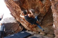 Bouldering in Hueco Tanks on 11/24/2018 with Blue Lizard Climbing and Yoga

Filename: SRM_20181124_1320451.jpg
Aperture: f/5.6
Shutter Speed: 1/250
Body: Canon EOS-1D Mark II
Lens: Canon EF 16-35mm f/2.8 L