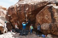 Bouldering in Hueco Tanks on 11/24/2018 with Blue Lizard Climbing and Yoga

Filename: SRM_20181124_1326490.jpg
Aperture: f/8.0
Shutter Speed: 1/250
Body: Canon EOS-1D Mark II
Lens: Canon EF 16-35mm f/2.8 L