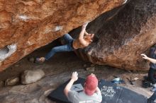 Bouldering in Hueco Tanks on 11/24/2018 with Blue Lizard Climbing and Yoga

Filename: SRM_20181124_1330260.jpg
Aperture: f/5.0
Shutter Speed: 1/250
Body: Canon EOS-1D Mark II
Lens: Canon EF 16-35mm f/2.8 L