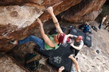 Bouldering in Hueco Tanks on 11/24/2018 with Blue Lizard Climbing and Yoga

Filename: SRM_20181124_1333470.jpg
Aperture: f/8.0
Shutter Speed: 1/250
Body: Canon EOS-1D Mark II
Lens: Canon EF 16-35mm f/2.8 L