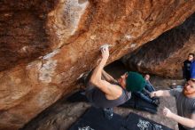 Bouldering in Hueco Tanks on 11/24/2018 with Blue Lizard Climbing and Yoga

Filename: SRM_20181124_1340030.jpg
Aperture: f/6.3
Shutter Speed: 1/320
Body: Canon EOS-1D Mark II
Lens: Canon EF 16-35mm f/2.8 L