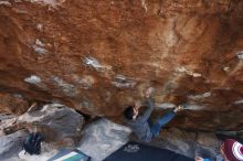 Bouldering in Hueco Tanks on 11/24/2018 with Blue Lizard Climbing and Yoga

Filename: SRM_20181124_1544070.jpg
Aperture: f/4.5
Shutter Speed: 1/200
Body: Canon EOS-1D Mark II
Lens: Canon EF 16-35mm f/2.8 L