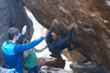 Bouldering in Hueco Tanks on 11/24/2018 with Blue Lizard Climbing and Yoga

Filename: SRM_20181124_1552280.jpg
Aperture: f/4.0
Shutter Speed: 1/320
Body: Canon EOS-1D Mark II
Lens: Canon EF 50mm f/1.8 II