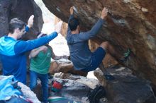 Bouldering in Hueco Tanks on 11/24/2018 with Blue Lizard Climbing and Yoga

Filename: SRM_20181124_1552350.jpg
Aperture: f/4.0
Shutter Speed: 1/320
Body: Canon EOS-1D Mark II
Lens: Canon EF 50mm f/1.8 II