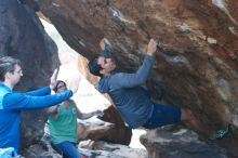 Bouldering in Hueco Tanks on 11/24/2018 with Blue Lizard Climbing and Yoga

Filename: SRM_20181124_1552400.jpg
Aperture: f/3.5
Shutter Speed: 1/320
Body: Canon EOS-1D Mark II
Lens: Canon EF 50mm f/1.8 II