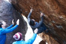 Bouldering in Hueco Tanks on 11/24/2018 with Blue Lizard Climbing and Yoga

Filename: SRM_20181124_1602241.jpg
Aperture: f/3.5
Shutter Speed: 1/250
Body: Canon EOS-1D Mark II
Lens: Canon EF 50mm f/1.8 II