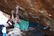 Bouldering in Hueco Tanks on 11/24/2018 with Blue Lizard Climbing and Yoga

Filename: SRM_20181124_1609150.jpg
Aperture: f/3.5
Shutter Speed: 1/250
Body: Canon EOS-1D Mark II
Lens: Canon EF 50mm f/1.8 II