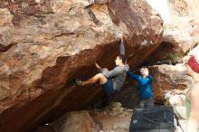 Bouldering in Hueco Tanks on 11/24/2018 with Blue Lizard Climbing and Yoga

Filename: SRM_20181124_1657310.jpg
Aperture: f/7.1
Shutter Speed: 1/250
Body: Canon EOS-1D Mark II
Lens: Canon EF 16-35mm f/2.8 L