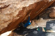 Bouldering in Hueco Tanks on 11/24/2018 with Blue Lizard Climbing and Yoga

Filename: SRM_20181124_1658370.jpg
Aperture: f/5.0
Shutter Speed: 1/250
Body: Canon EOS-1D Mark II
Lens: Canon EF 16-35mm f/2.8 L