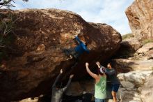Bouldering in Hueco Tanks on 11/24/2018 with Blue Lizard Climbing and Yoga

Filename: SRM_20181124_1659120.jpg
Aperture: f/10.0
Shutter Speed: 1/250
Body: Canon EOS-1D Mark II
Lens: Canon EF 16-35mm f/2.8 L