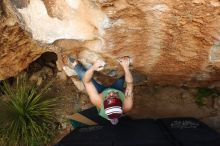 Bouldering in Hueco Tanks on 11/24/2018 with Blue Lizard Climbing and Yoga

Filename: SRM_20181124_1741240.jpg
Aperture: f/4.5
Shutter Speed: 1/250
Body: Canon EOS-1D Mark II
Lens: Canon EF 16-35mm f/2.8 L