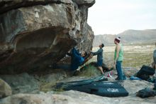 Bouldering in Hueco Tanks on 11/24/2018 with Blue Lizard Climbing and Yoga

Filename: SRM_20181124_1805140.jpg
Aperture: f/2.0
Shutter Speed: 1/200
Body: Canon EOS-1D Mark II
Lens: Canon EF 50mm f/1.8 II