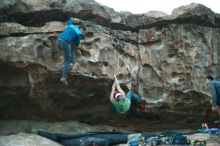 Bouldering in Hueco Tanks on 11/24/2018 with Blue Lizard Climbing and Yoga

Filename: SRM_20181124_1805450.jpg
Aperture: f/1.8
Shutter Speed: 1/160
Body: Canon EOS-1D Mark II
Lens: Canon EF 50mm f/1.8 II