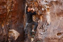 Bouldering in Hueco Tanks on 11/23/2018 with Blue Lizard Climbing and Yoga

Filename: SRM_20181123_1106380.jpg
Aperture: f/2.8
Shutter Speed: 1/160
Body: Canon EOS-1D Mark II
Lens: Canon EF 50mm f/1.8 II