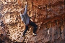 Bouldering in Hueco Tanks on 11/23/2018 with Blue Lizard Climbing and Yoga

Filename: SRM_20181123_1108240.jpg
Aperture: f/2.8
Shutter Speed: 1/160
Body: Canon EOS-1D Mark II
Lens: Canon EF 50mm f/1.8 II