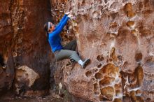 Bouldering in Hueco Tanks on 11/23/2018 with Blue Lizard Climbing and Yoga

Filename: SRM_20181123_1109100.jpg
Aperture: f/2.8
Shutter Speed: 1/160
Body: Canon EOS-1D Mark II
Lens: Canon EF 50mm f/1.8 II