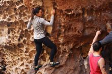 Bouldering in Hueco Tanks on 11/23/2018 with Blue Lizard Climbing and Yoga

Filename: SRM_20181123_1109300.jpg
Aperture: f/2.8
Shutter Speed: 1/160
Body: Canon EOS-1D Mark II
Lens: Canon EF 50mm f/1.8 II
