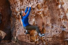 Bouldering in Hueco Tanks on 11/23/2018 with Blue Lizard Climbing and Yoga

Filename: SRM_20181123_1109400.jpg
Aperture: f/2.8
Shutter Speed: 1/160
Body: Canon EOS-1D Mark II
Lens: Canon EF 50mm f/1.8 II
